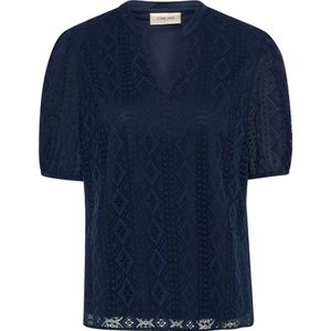 Cream, Dames, Blouses & Shirts, Blauw, Maat: XS