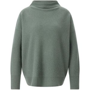 Vince, Dames, Truien, Groen, Maat: L Kasjmier,