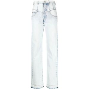 Isabel Marant, Dames, Jeans, Blauw, Maat: 2XS