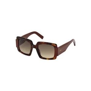 Tod's Havana/Bruin Getinte Zonnebril , Brown , Dames , Maat: 50 MM