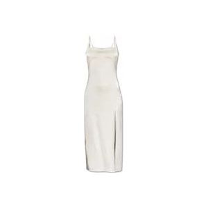 Jacquemus Notte slipjurk , White , Dames , Maat: S