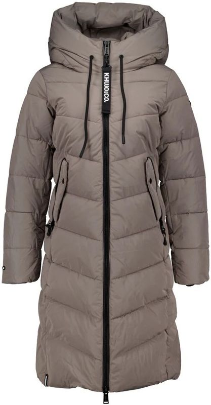 khujo - Mikia2 - Gewatteerde Jas - Greige