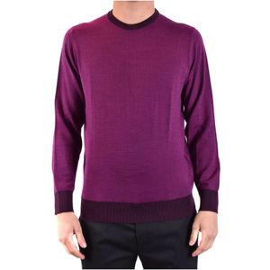 Drumohr, Heren, Truien, Paars, Maat: 2XL Wol,