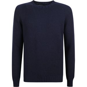 Tagliatore, Heren, Truien, Blauw, Maat: 3XL Kasjmier,