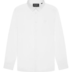Lyle & Scott - Tonal Eagle Easy Care Poplin - Overhemd - Wit