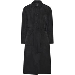 Bruuns Bazaar, Dames, Mantels, Zwart, Maat: XS Poliester,
