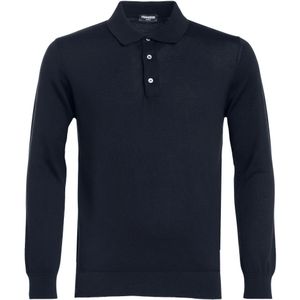 Franzese Collection, Heren, Tops, Blauw, Maat: S Wol,
