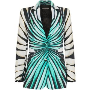 Roberto Cavalli, Dames, Jassen, Veelkleurig, Maat: XS Zijde,