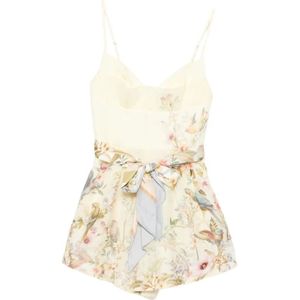 Zimmermann, Dames, Jumpsuits & Playsuits, Veelkleurig, Maat: S Katoen,
