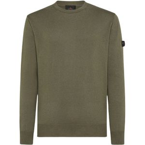 Peuterey, Heren, Truien, Groen, Maat: M Wol,