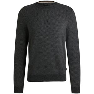 Hugo, Heren, Truien, Zwart, Maat: XL Katoen,