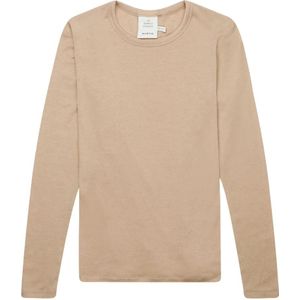 Munthe, Dames, Tops, Beige, Maat: 2XS Wol,