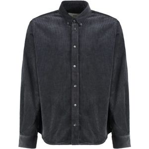 Ami Paris - Cordoverhemd - Zwart - Heren