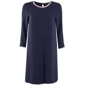 Pennyblack, Dames, Jurken, Blauw, Maat: L Poliester,