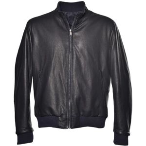 Baldinini, Heren, Jassen, Blauw, Maat: L Leer,