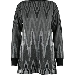 Circus Hotel, Dames, Truien, Grijs, Maat: S Lame,