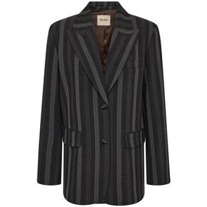 MOS Mosh, Dames, Jassen, Grijs, Maat: XS Viscose,