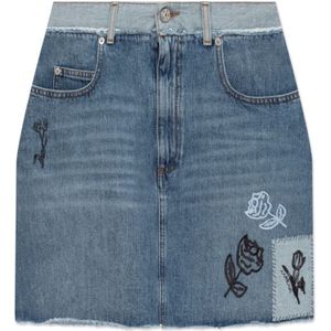 Marni, Dames, Rokken, Blauw, Maat: XS Katoen,