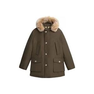 Woolrich Winterjas, Groen Blauw , Green , Heren , Maat: M