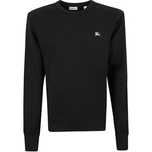 Burberry, Heren, Truien, Zwart, Maat: XL Katoen,