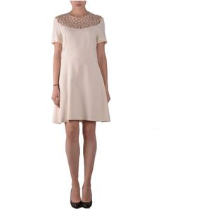Pinko, Dames, Jurken, Beige, Maat: S