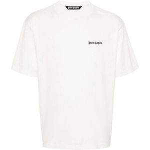 Palm Angels, Heren, Tops, Wit, Maat: XL