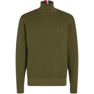Tommy Hilfiger, Heren, Truien, Groen, Maat: XL Wol,