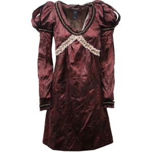 Custo Barcelona, Dames, Jurken, Bruin, Maat: 2XS Zijde,