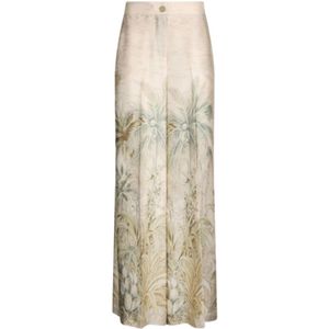 Liu Jo, Dames, Broeken, Veelkleurig, Maat: L Poliester,