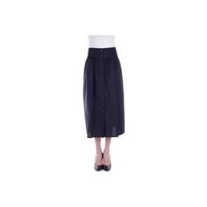 Woolrich Midi Skirts , Blue , Dames , Maat: L