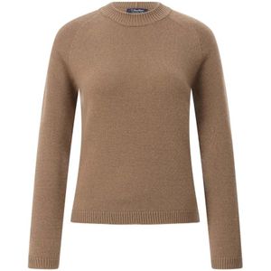 Max Mara, Dames, Truien, Bruin, Maat: XS Wol,
