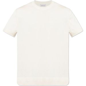 Moncler, Heren, Tops, Beige, Maat: 2XL Katoen,