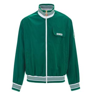Casablanca, Heren, Sweatshirts & Hoodies, Groen, Maat: XL Poliester,