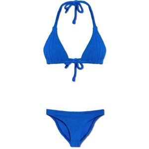 Hunza G, Dames, Badkleding, Blauw, Maat: ONE Size Tweed,