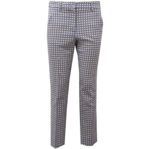 Max Mara, Dames, Broeken, Blauw, Maat: 3XS Katoen,