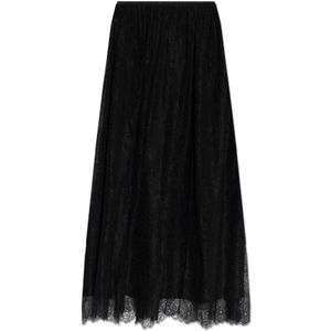 Ulla Johnson, Dames, Rokken, Zwart, Maat: 2XS Nylon,