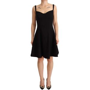 Dolce & Gabbana - A-lijn Kokerjurk - Zwart - Wol