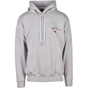 Family First, Heren, Sweatshirts & Hoodies, Grijs, Maat: M Katoen,