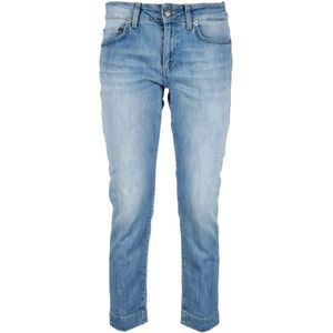 Dondup, Dames, Jeans, Blauw, Maat: W28 Katoen,