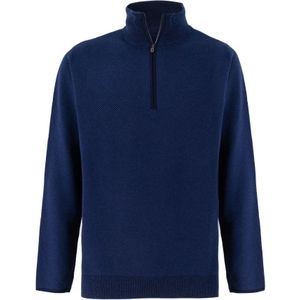 Sease, Heren, Truien, Blauw, Maat: 2XL Zijde,