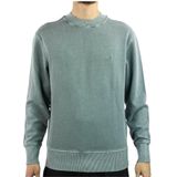 Calvin Klein - Vintage Washed Applique - Sweatshirt - Groen - Katoen