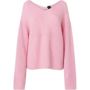 Pinko, Dames, Truien, Roze, Maat: S Wol,