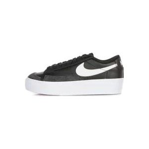 Nike Zwart/Wit Lage Platform Sneakers , Black , Dames , Maat: 39 EU