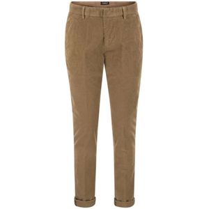 Dondup, Heren, Broeken, Bruin, Maat: W34 Katoen,