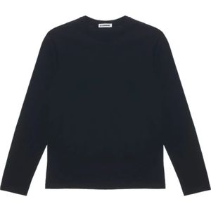 Jil Sander, Heren, Tops, Zwart, Maat: M
