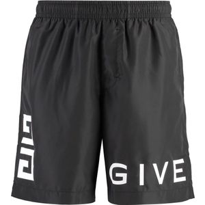 Givenchy, Heren, Badkleding, Zwart, Maat: S Poliester,