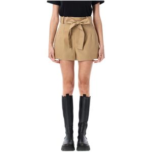 Moncler - Gabardine Bermuda Shorts - Beige - Dames