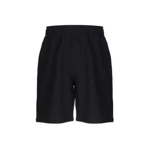 Burberry Zwarte Katoenen Shorts , Black , Heren , Maat: S