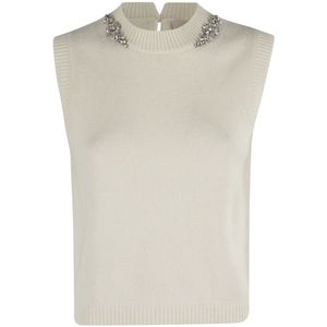 Semicouture, Dames, Truien, Wit, Maat: XS