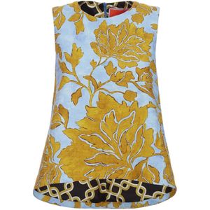 La DoubleJ, Dames, Tops, Veelkleurig, Maat: L Katoen,